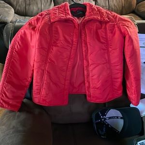 Red coat in good condition